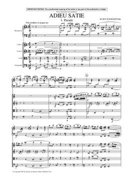 Schwertsik, Kurt: Adieu Satie