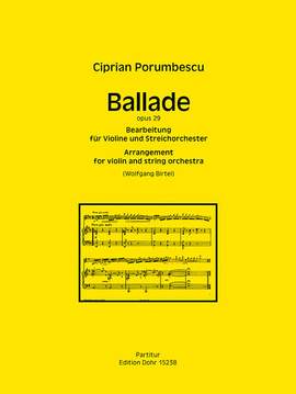 Porumbescu, C: Ballade op. 29