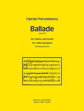 Porumbescu, C: Ballade op. 29
