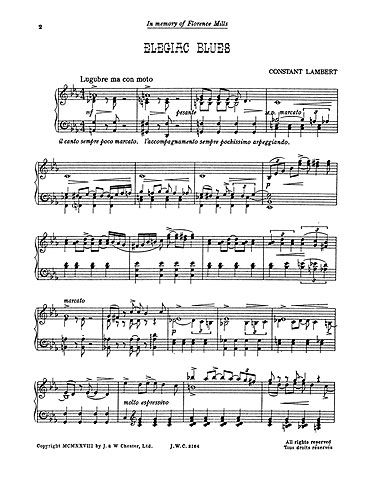 Constant Lambert: Elegiac Blues
