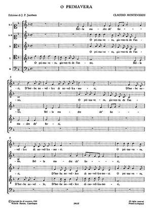 Claudio Monteverdi: O Primavera