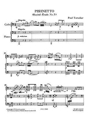 Paul Tortelier: Pishnetto Recital - Etude No.5
