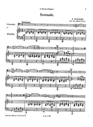 Franz Schubert: Serenade From Three Melodies