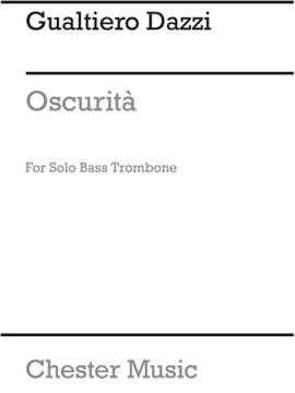Gualtiero Dazzi: Oscurita Solo Bass Trombone