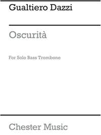 Gualtiero Dazzi: Oscurita Solo Bass Trombone