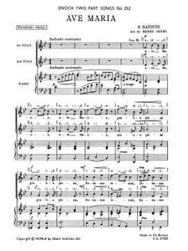 A. Edouard Batiste: Ave Maria