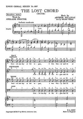 Arthur Seymour Sullivan: The Lost Chord