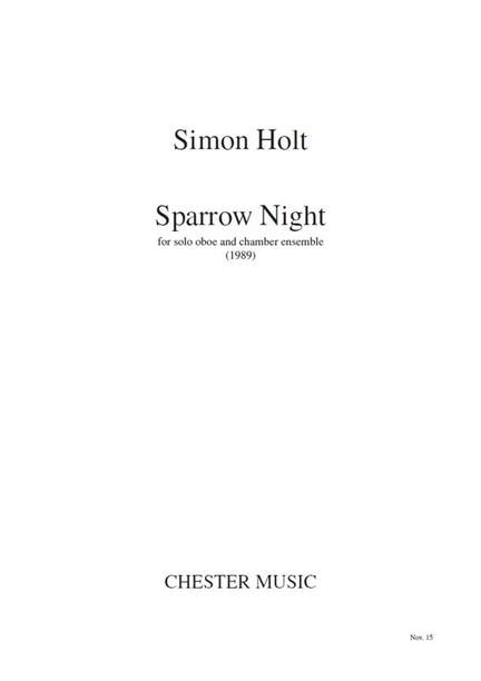 Simon Holt: Sparrow Night Score