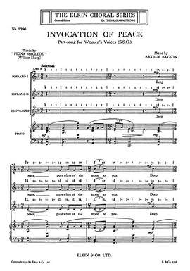 Arthur Baynon: Invocation Of Peace