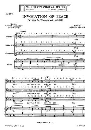 Arthur Baynon: Invocation Of Peace