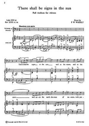 Frederick W. Wadely: There Shall Be Signs In The Sun