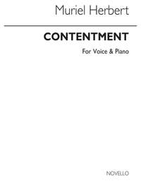 M. Herbert: M Contentment Low Voice And Piano (F Major)