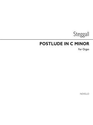 Charles Steggall: Postlude In C Minor