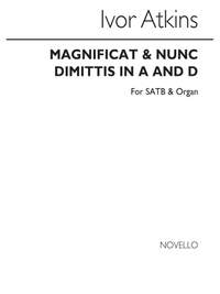 Ivor Atkins: I Magnificat In A And Nunc Dimittis In D