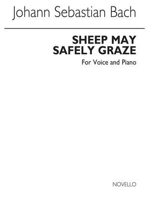 Johann Sebastian Bach: Sheep May Safely Graze - Voice/Piano