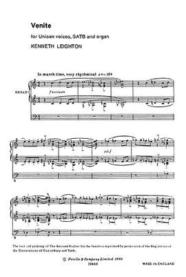 Kenneth Leighton: Venite
