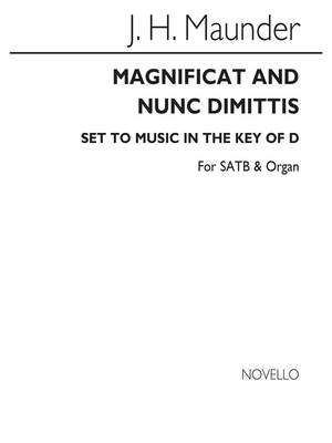 John Henry  Maunder: Magnificat And Nunc Dimitis In D