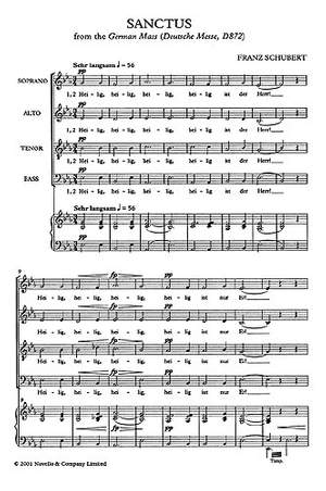 Franz Schubert: Sanctus From The German Mass (D872)