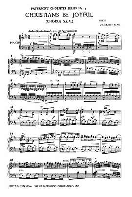 Johann Sebastian Bach: Christians Be Joyful