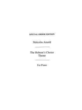 Malcolm Arnold: The Hobson's Choice Theme For Piano