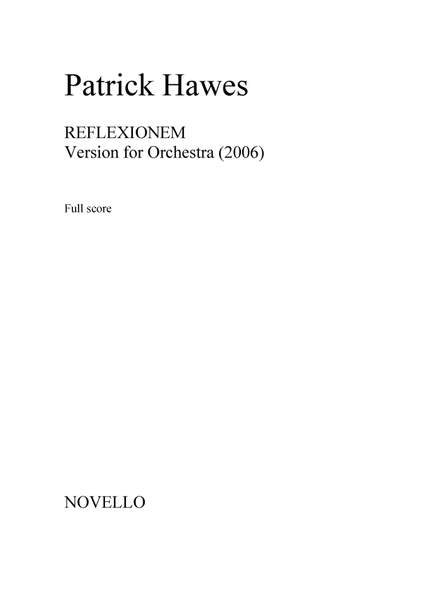 Patrick Hawes: Reflexionem