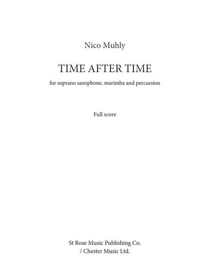 Nico Muhly: Time After Time