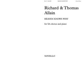 Richard Allain: Heaven Knows Why