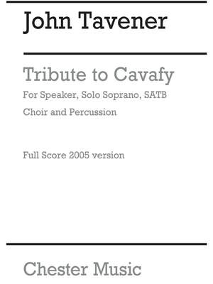 John Tavener: Tribute To Cavafy