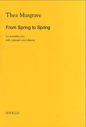 Thea Musgrave: From Spring To Spring for Solo Marimba