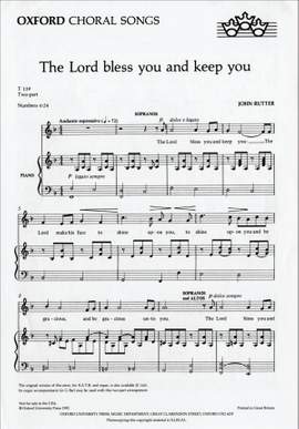 Rutter: The Lord bless you and keep you