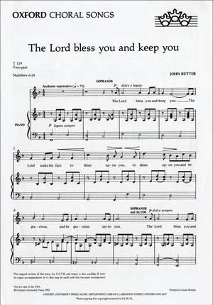 Rutter: The Lord bless you and keep you