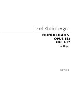 Josef Rheinberger: Twelve Monologues For Op.162