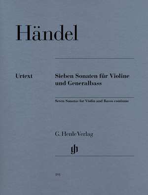Handel, G F: 7 Sonatas for Violine and Basso Continuo