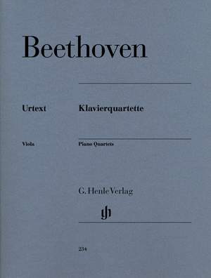 Beethoven, L v: Piano Quartets