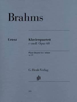 Brahms, J: Piano Quartet c minor C minor op. 60