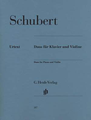 Schubert: Duos for Piano and Violin