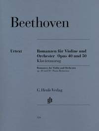 Romances for Violin and Orchestra in G and F major, Op. 40 & Op. 50