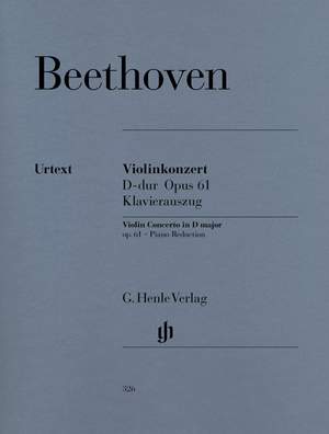 Beethoven, L v: Concerto D major for Violin and Orchestra op. 61