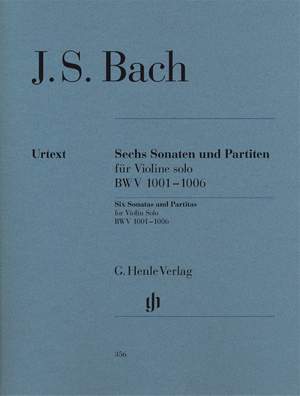 Bach, J S: Sonatas and Partitas for Violin solo BWV 1001-1006