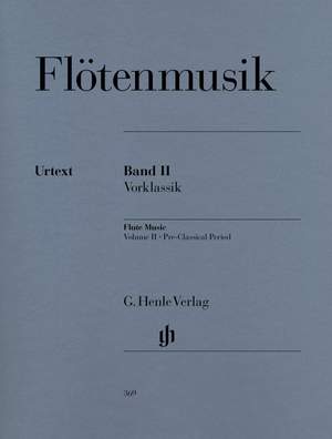 Flute music II Pre-Classical Vol. 2