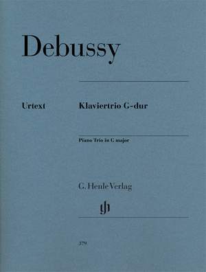 Debussy, C: Piano Trio in G (First Edition)