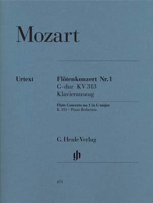 Mozart, W A: Concerto for Flute and Orchestra G major KV 313
