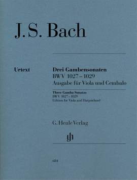 Bach, J S: Sonaten für Gambe und Cembalo BWV 1027-1029