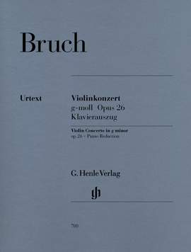 Bruch, M: Violinkonzert g-Moll G minor op. 26