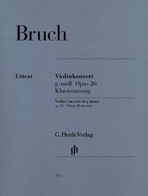 Bruch, M: Violin Concerto g minor op. 26