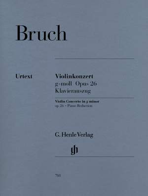 Bruch, M: Violinkonzert g-Moll G minor op. 26
