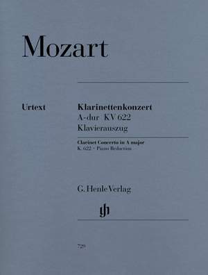 Mozart, W A: Clarinet Concerto A major KV 622
