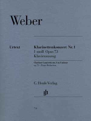 Weber, C M v: Clarinet Concerto No. 1 f minor op. 73/1