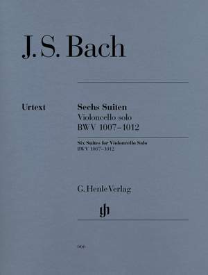 Bach, J S: 6 Suites for Violoncello solo BWV 1007-1012