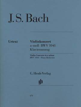Bach, J S: Konzert für Violine und Orchester a-Moll A minor BWV 1041